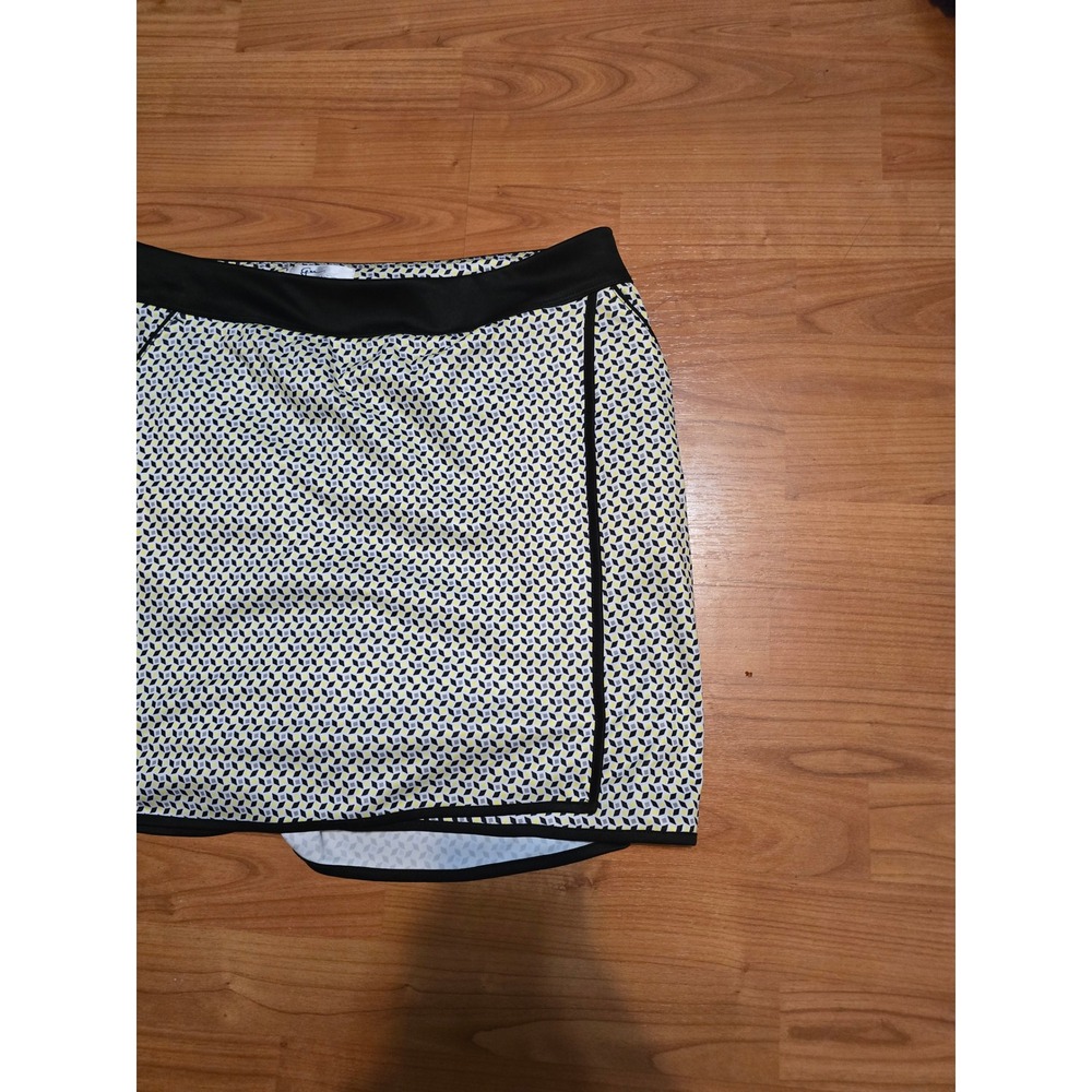 Greg Norman Women's Geo Print Golf Skort Athletic Skirt Performance Size L - Picture 4 of 12